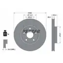 TEXTAR 92168003 Bremsscheiben 2 Stück TOYOTA