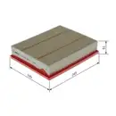 BOSCH F 026 400 690 Luftfilter S0690 für FORD