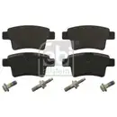 Febi Bremsscheiben Bremsbeläge Hinten für Citron C4 Picasso UDx