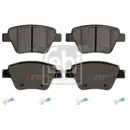 Febi Bremsscheiben Bremsbeläge Hinten für VW Golf 6 5K1 AJ5