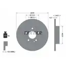 TEXTAR 92131803 Bremsscheiben 2 Stück MERCEDES-BENZ
