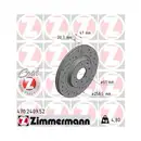 Original ZIMMERMANN 470.2409.52 Bremsscheiben 2 Stück für RENAULT