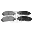 Bremsbelagsatz Scheibenbremse Febi Bilstein 116362 für Toyota Vorderachse
