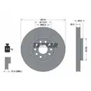 TEXTAR 92232403 Bremsscheiben 2 Stück VW