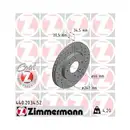 Original ZIMMERMANN 440.2034.52 Bremsscheiben 2 Stück für PEUGEOT