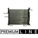 MAHLE CR 1155 000P Kühlmittelkühler für RENAULT