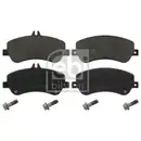 FEBI BILSTEIN 16808 Bremsbelagsatz für MERCEDES-BENZ