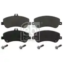 FEBI BILSTEIN 16808 Bremsbelagsatz für MERCEDES-BENZ