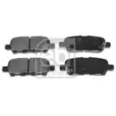 Febi Bremsscheiben Bremsbeläge Hinten für Nissan Juke F15 Pulsar C13