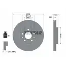 TEXTAR 92300703 Bremsscheiben 2 Stück vorne für RENAULT