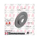 Zimmermann 430.2624.20 Bremsscheiben 2 Stück OPEL