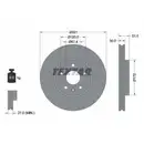TEXTAR 92187005 Bremsscheiben 2 Stück vorne OPEL