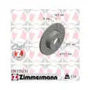 Original ZIMMERMANN 230.2352.52 Bremsscheiben 2 Stück für FIAT