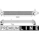 Ladeluftkühler Mahle CI 165 000P Behr *** Premium Line *** für Audi für Seat