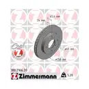 Zimmermann 380.2166.20 Bremsscheiben 2 Stück SMART