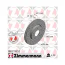 Original ZIMMERMANN 380.2170.52 Bremsscheiben 2 Stück für MITSUBISHI