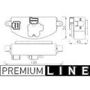 Regler Innenraumgebläse Mahle ABR 106 000P Behr *** Premium Line *** für Audi