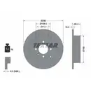 TEXTAR 92080703 Bremsscheiben 2 Stück PEUGEOT