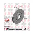 ZIMMERMANN 290.2261.52 Bremsscheiben 2 Stück für JAGUAR