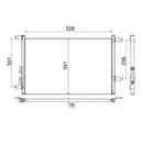 MAHLE AC 804 000S A/C-Kondensator für ALFA