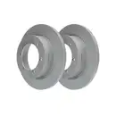 ATE 24.0116-0132.1 Bremsscheiben 2 Stück für NISSAN
