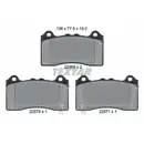 Bremsbelagsatz Scheibenbremse Textar 2256901 für Ford Vorderachse