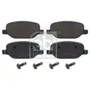 Febi Bremsscheiben Bremsbeläge Hinten für Alfa Romeo 159 Sportwagon 939x