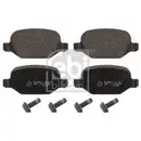 Febi Bremsscheiben Bremsbeläge Hinten für Fiat Linea