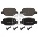 Febi Bremsscheiben Bremsbeläge Hinten für Fiat Linea