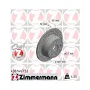 Original ZIMMERMANN 430.1467.52 Bremsscheiben 2 Stück für OPEL