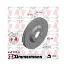 Original ZIMMERMANN 440.3119.52 Bremsscheiben 2 Stück für PEUGEOT