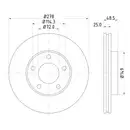 Mintex MDC1691 Bremsscheiben 2 Stück MAZDA