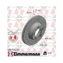 ZIMMERMANN 460.1562.20 Bremsscheiben 2 Stück für PORSCHE