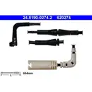 Original ATE Bremsbeläge hinten + Warnkontakt BMW 5er E60 6er E63 Cabriolet E64