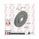Original ZIMMERMANN 180.3015.52 Bremsscheiben 2 Stück für CITROËN