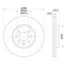 Mintex MDC1673 Bremsscheiben 2 Stück OPEL