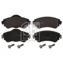 FEBI BILSTEIN 16866 Bremsbelagsatz für CITROËN