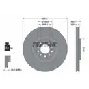 Textar Bremsenset Scheiben 312 mm Bremsbeläge Warnkontakt vorn A3 8L