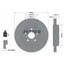 TEXTAR 92282003 Bremsscheiben 2 Stück hinten JEEP