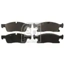 FEBI BILSTEIN 16900 Bremsbelagsatz für MERCEDES-BENZ