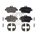 FEBI BILSTEIN 16901 Bremsbelagsatz für MERCEDES-BENZ, INFINITI