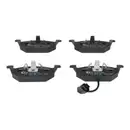ATE Set Scheiben Ø256 vorn Ø230 hinten belüftet Bremsbeläge VW Golf IV Audi A3