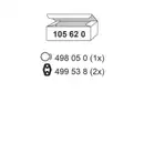 Montagesatz Schalldämpfer Ernst 105620