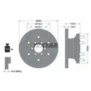 TEXTAR 93175400 Bremsscheiben 2 Stück IVECO