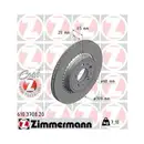 ZIMMERMANN 610.3708.20 Bremsscheiben 2 Stück VOLVO