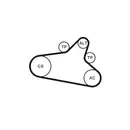 CONTINENTAL CTAM 6PK1020 EXTRA K1 Keilrippenriemen Kit