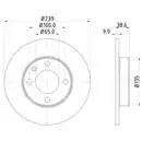 Mintex MDC247 Bremsscheiben 2 Stück VW
