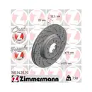 Original ZIMMERMANN 150.3420.70 Bremsscheiben 2 Stück für BMW