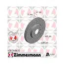 ZIMMERMANN 430.2606.52 Bremsscheiben 2 Stück für OPEL