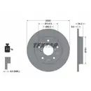 TEXTAR 92305703 Bremsscheiben 2 Stück hinten für SUZUKI